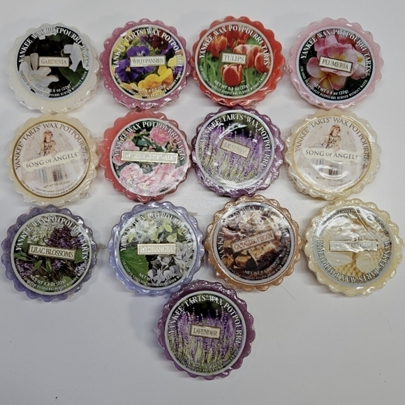 NEW Yankee Candle Wax Potpourri Tarts Lot 13 Cliff Walk Song of Angels Lavender - Picture 1 of 5